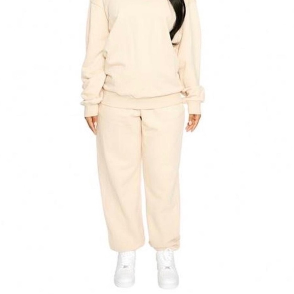 NWOT- NAKED WARDROBE Beige Jogger Sweatpants